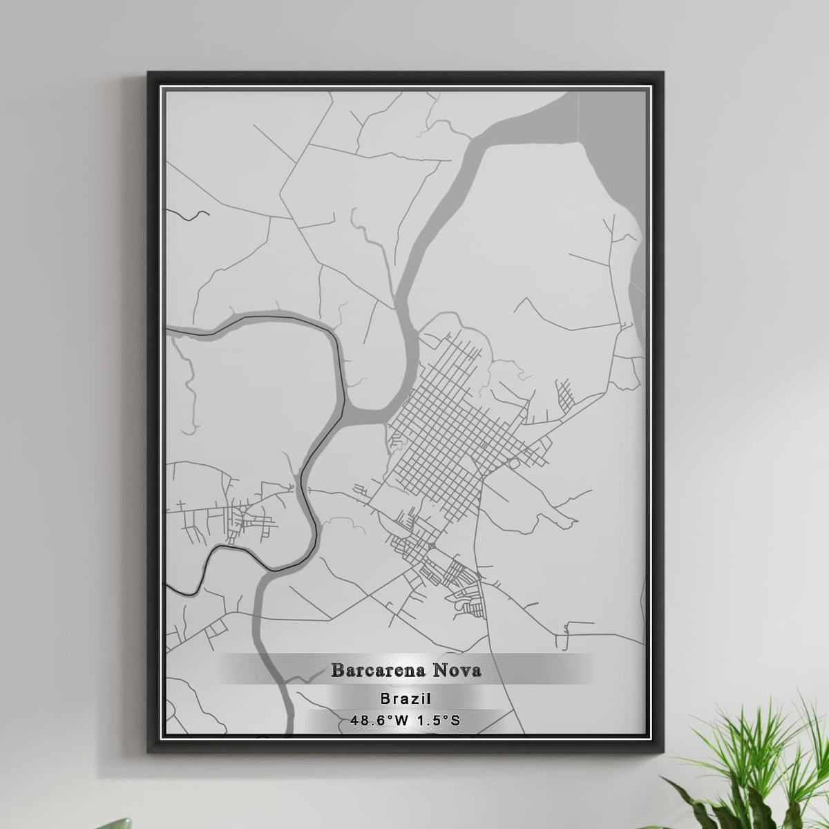 ROAD MAP OF BARCARENA NOVA, BRAZIL BY MAPBAKES