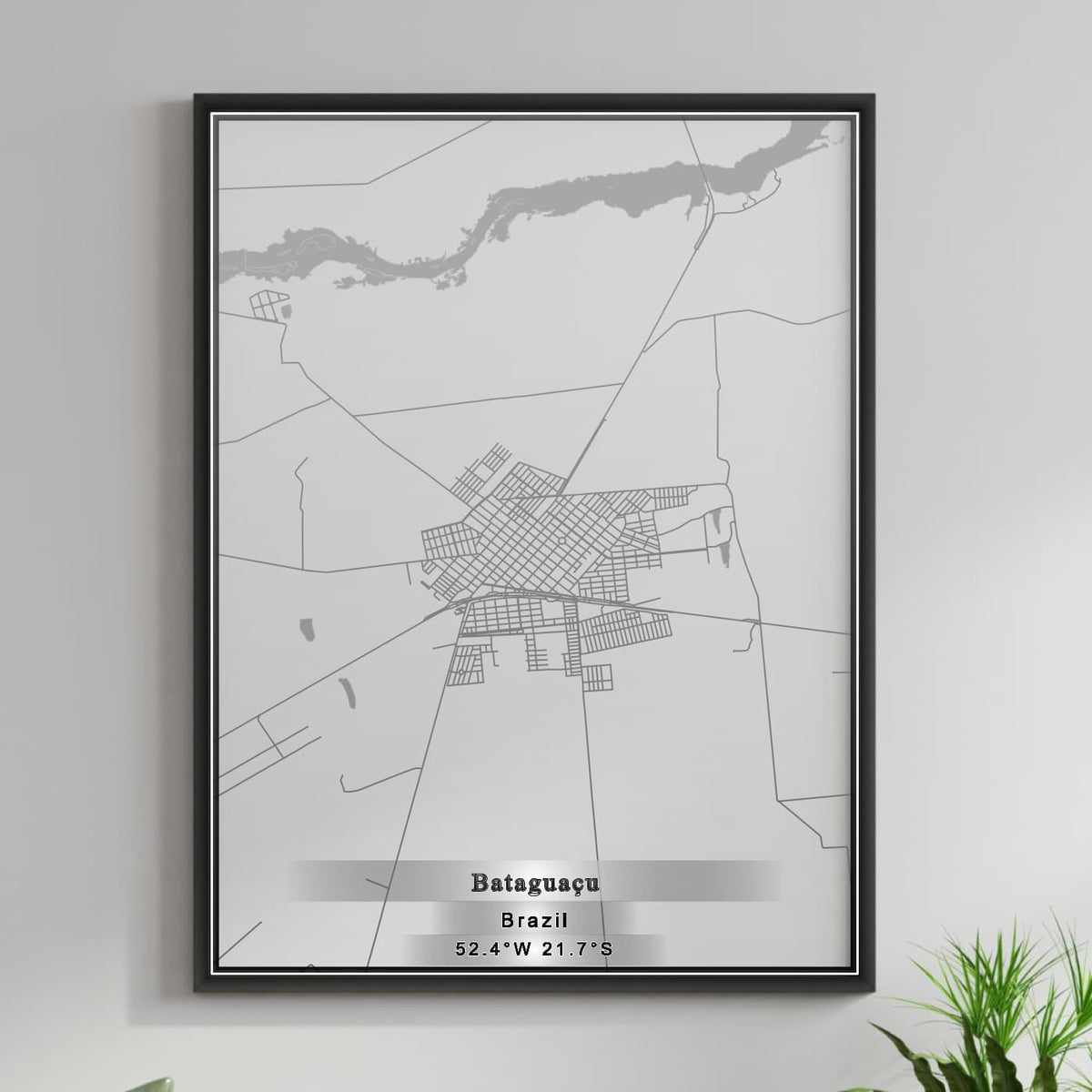 ROAD MAP OF BATAGUACU, BRAZIL BY MAPBAKES