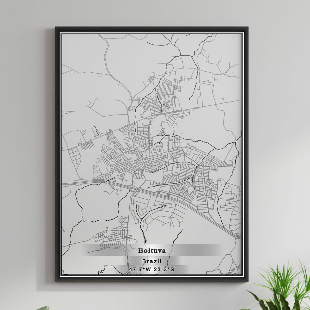 ROAD MAP OF BOITUVA, BRAZIL BY MAPBAKES