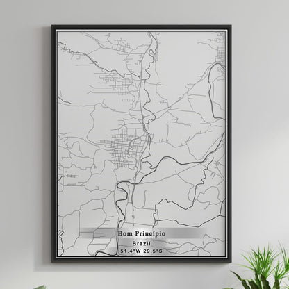 ROAD MAP OF BOM PRINCIPIO, BRAZIL BY MAPBAKES
