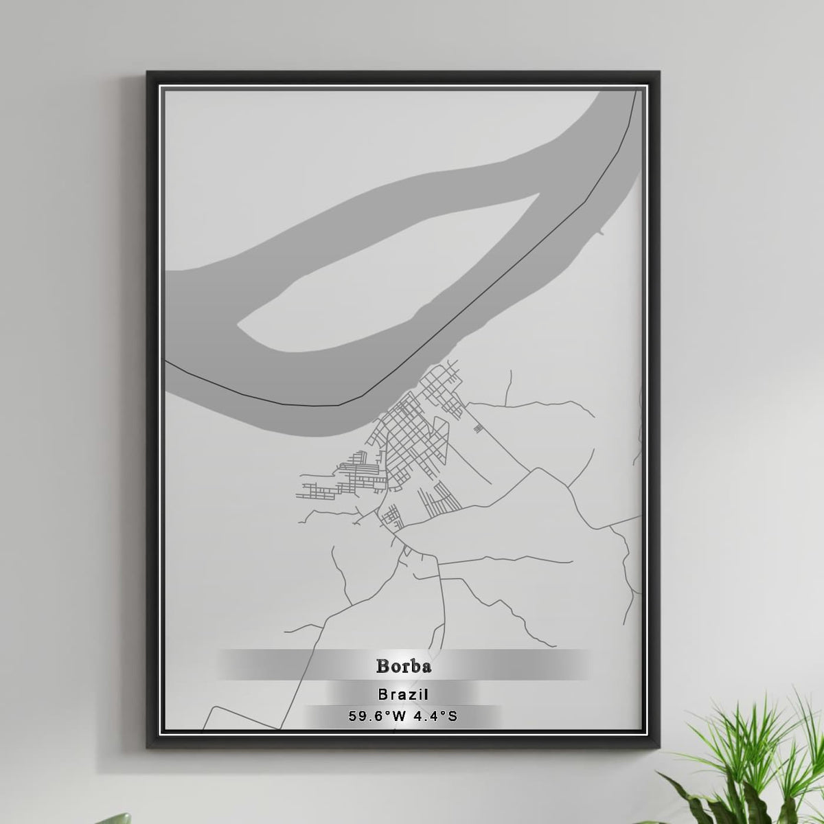 ROAD MAP OF BORBA, BRAZIL BY MAPBAKES
