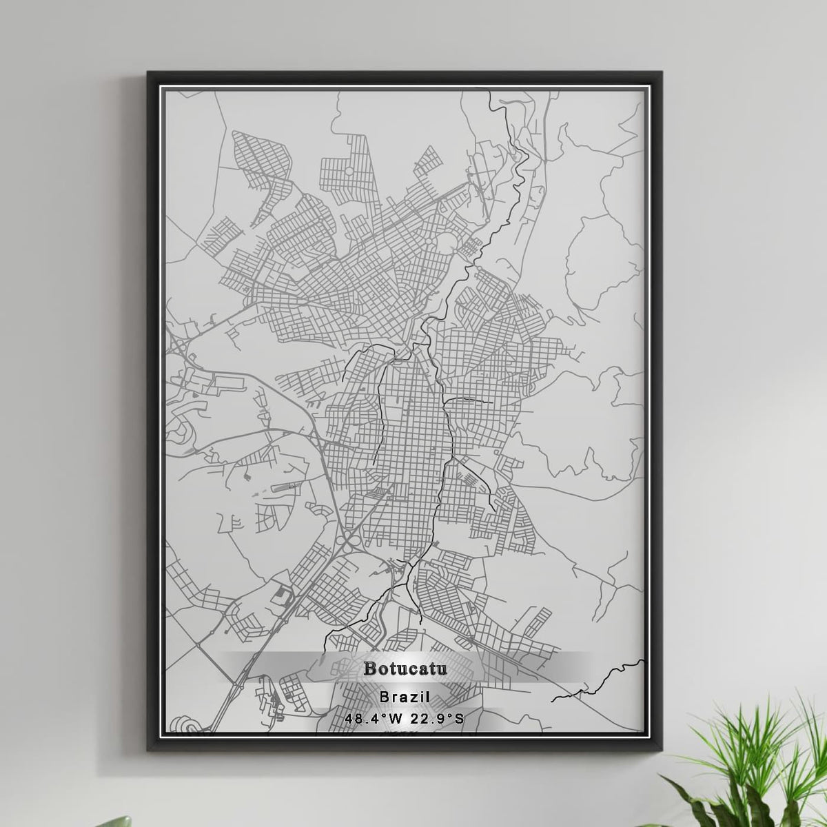 ROAD MAP OF BOTUCATU, BRAZIL BY MAPBAKES