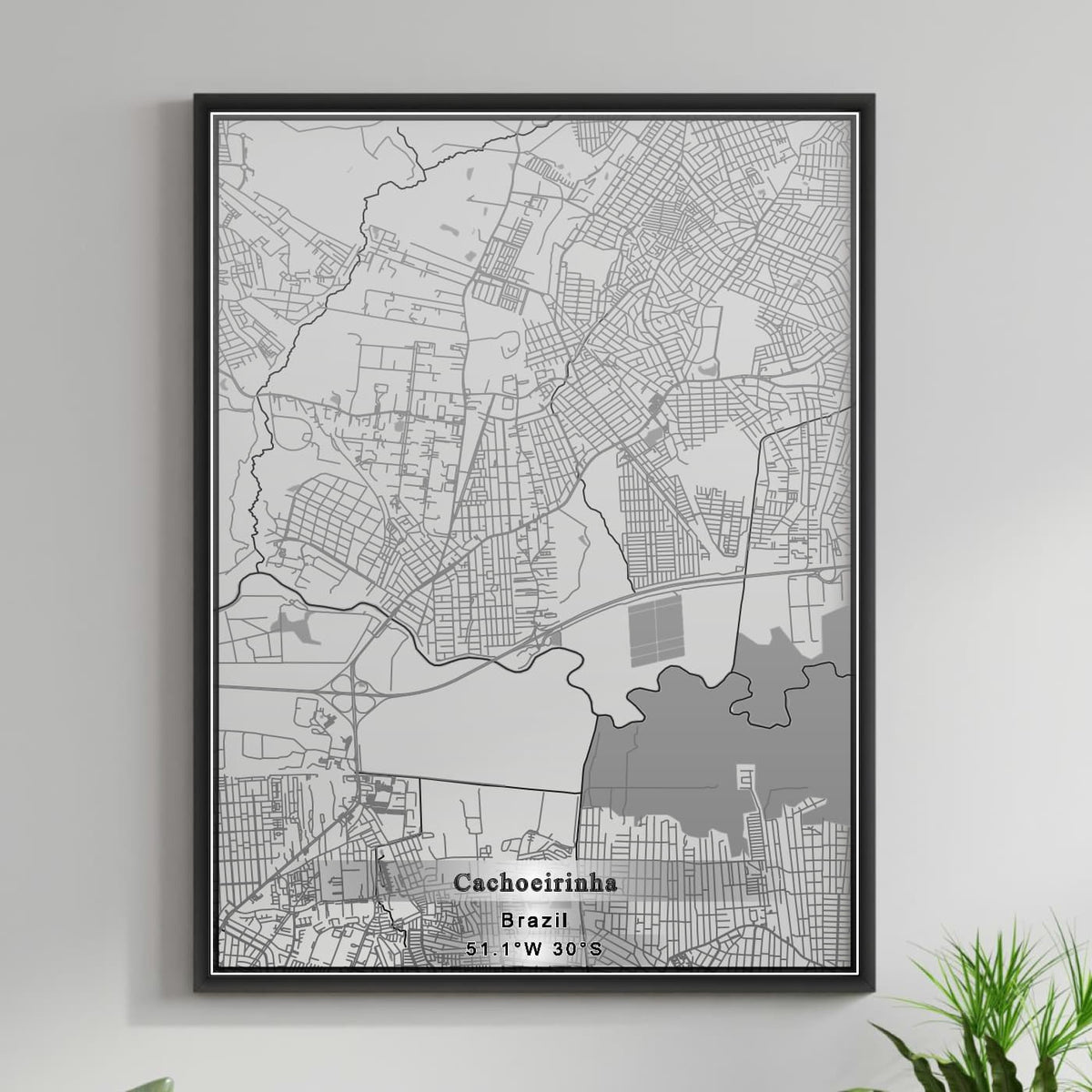 ROAD MAP OF CACHOEIRINHA, BRAZIL BY MAPBAKES