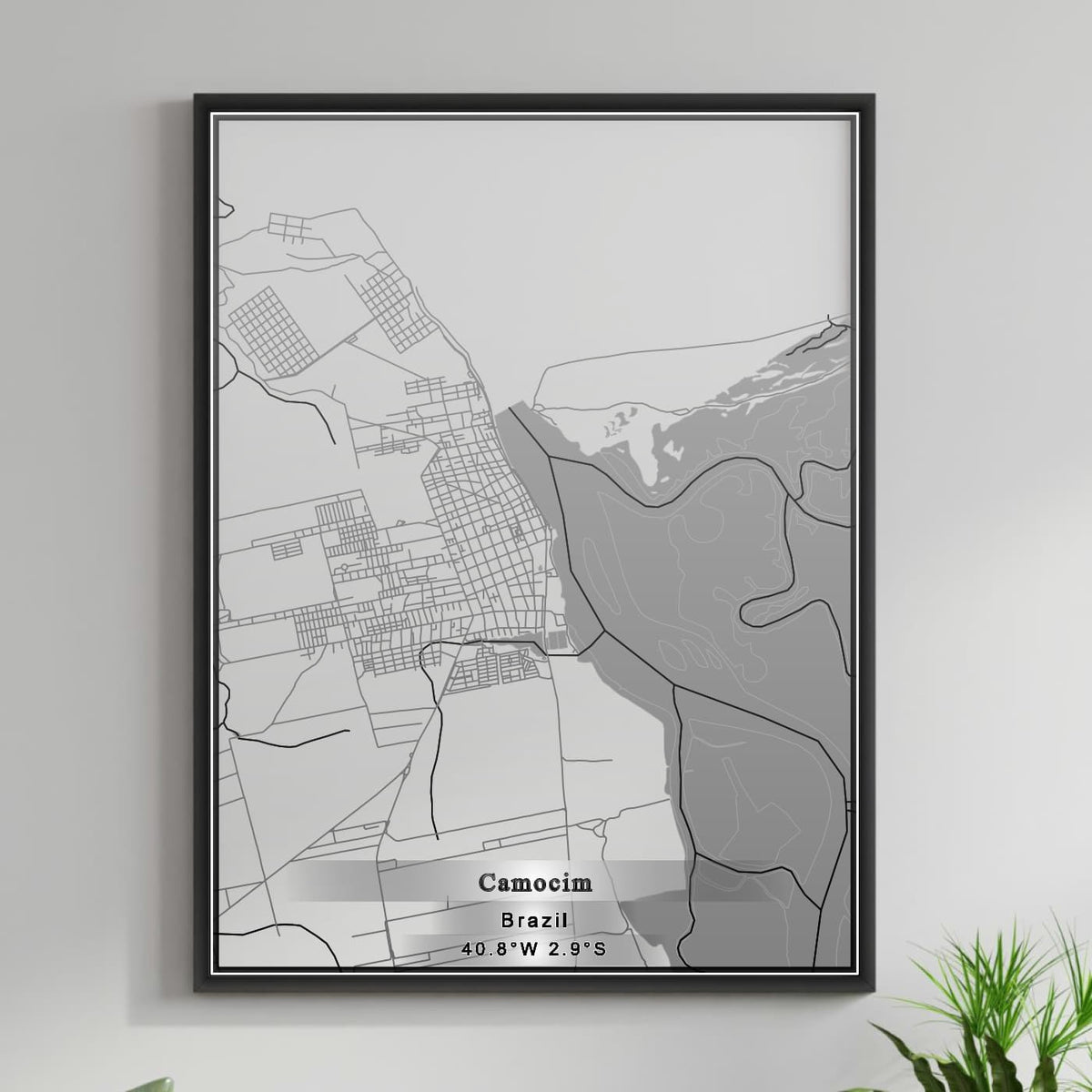 ROAD MAP OF CAMOCIM, BRAZIL BY MAPBAKES