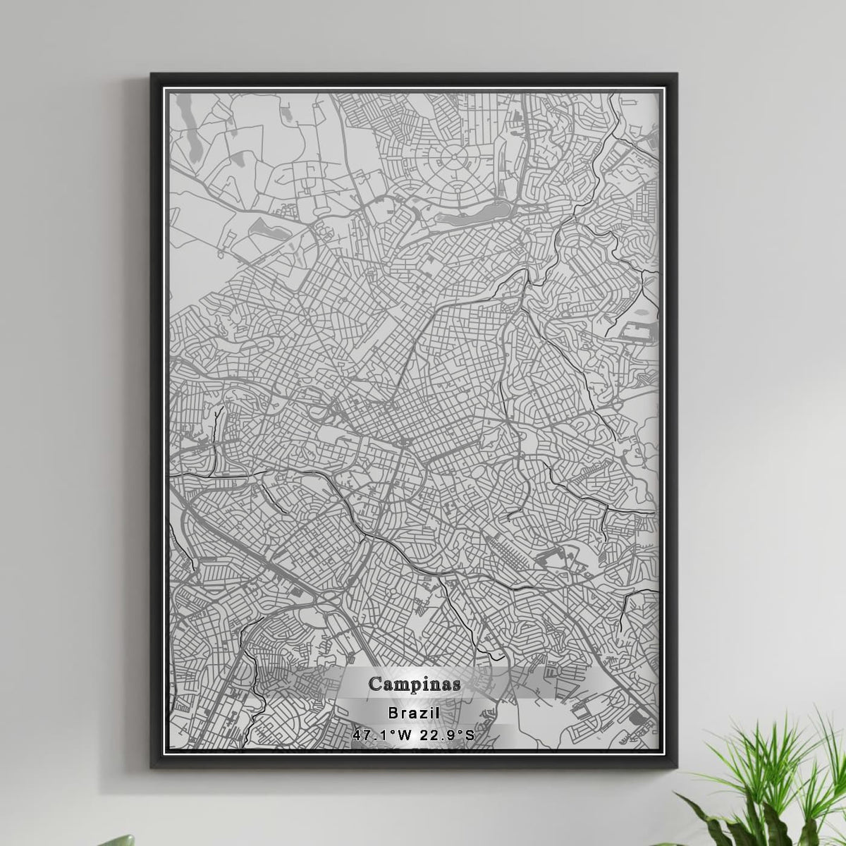 ROAD MAP OF CAMPINAS, BRAZIL BY MAPBAKES