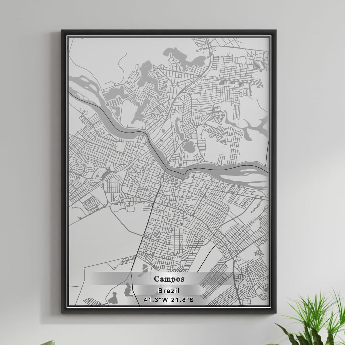 ROAD MAP OF CAMPOS, BRAZIL BY MAPBAKES