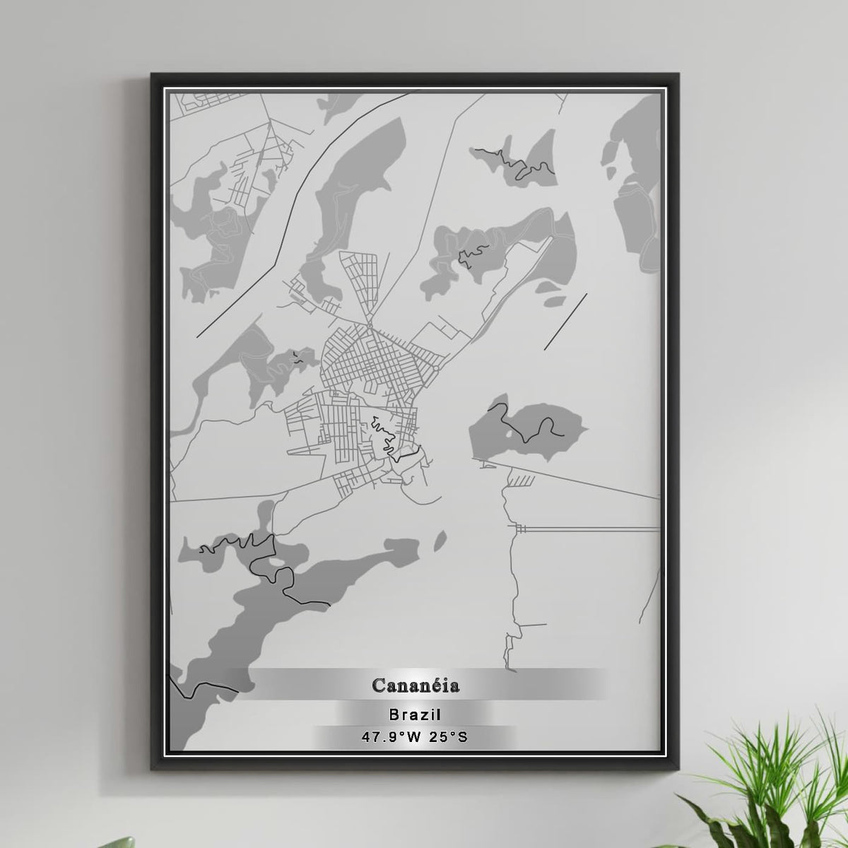 ROAD MAP OF CANANEIA, BRAZIL BY MAPBAKES