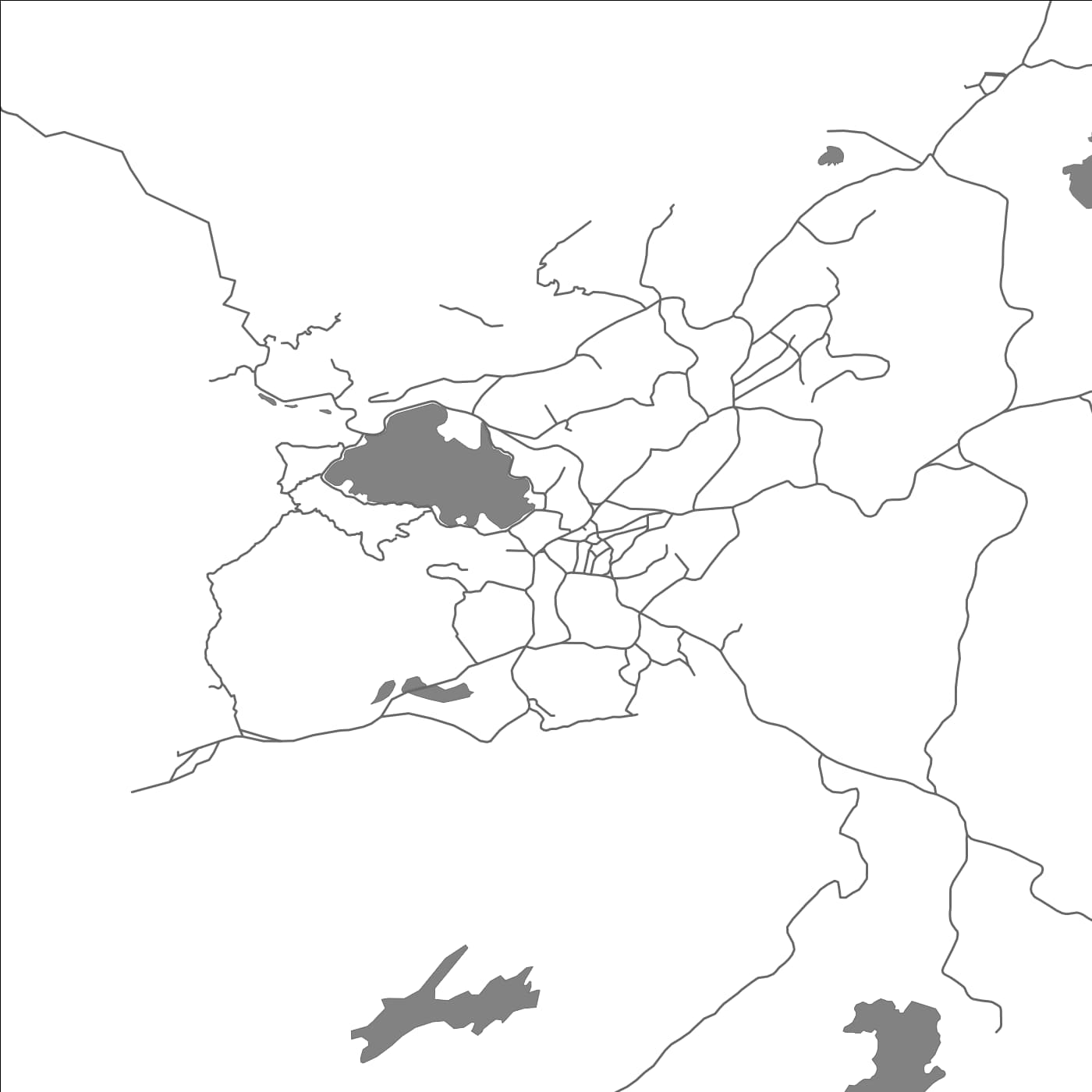 ROAD MAP OF ABU, INDIA BY MAPBAKES