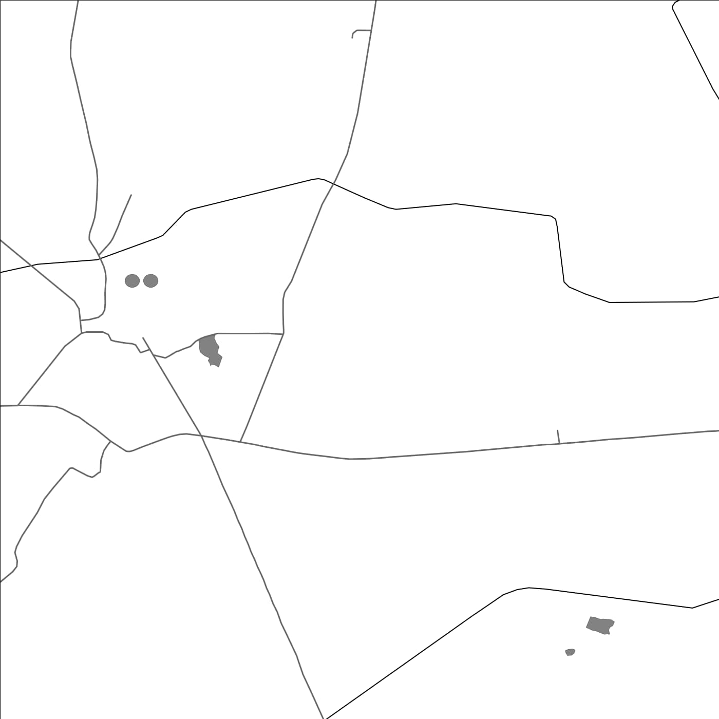 ROAD MAP OF ACHHNERA, INDIA BY MAPBAKES