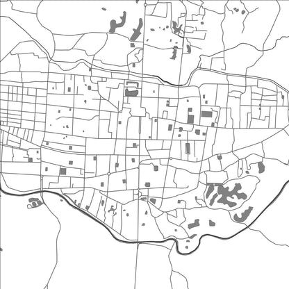 ROAD MAP OF AGARTALA, INDIA BY MAPBAKES