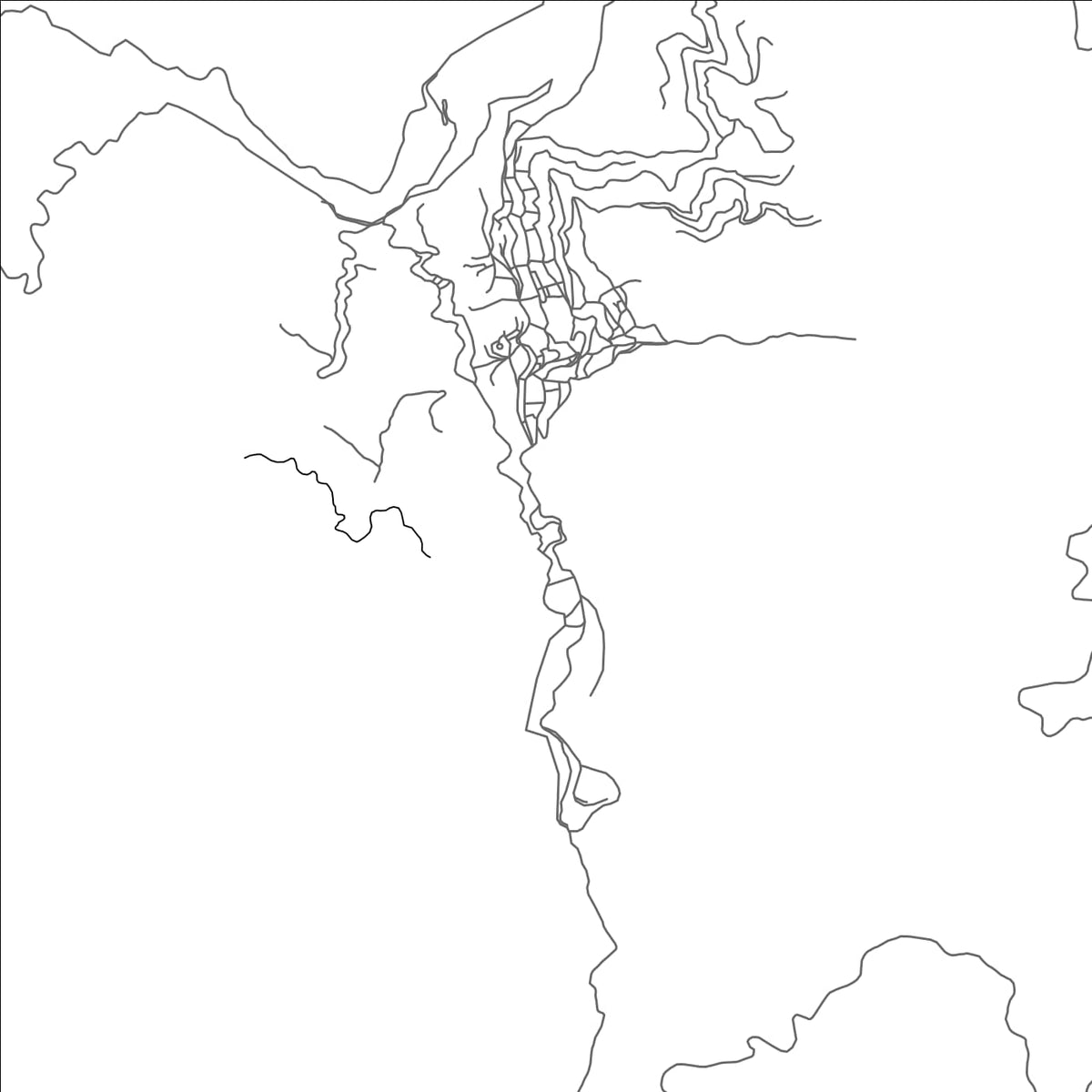 ROAD MAP OF AIZAWL, INDIA BY MAPBAKES
