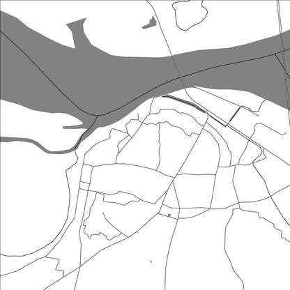 ROAD MAP OF AJODHYA, INDIA BY MAPBAKES