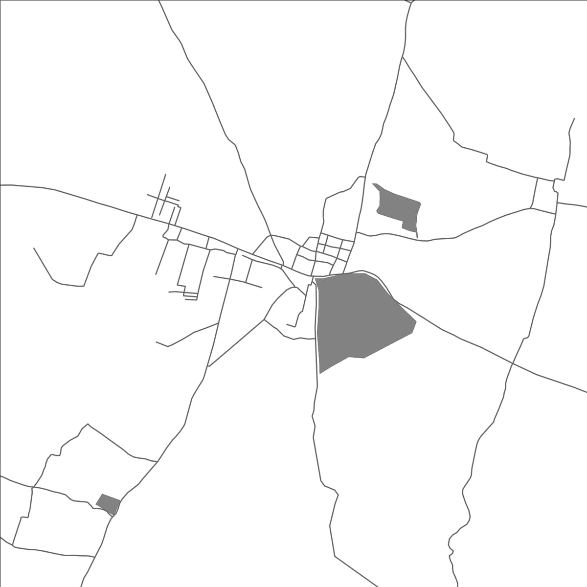 ROAD MAP OF ALANGULAM, INDIA BY MAPBAKES