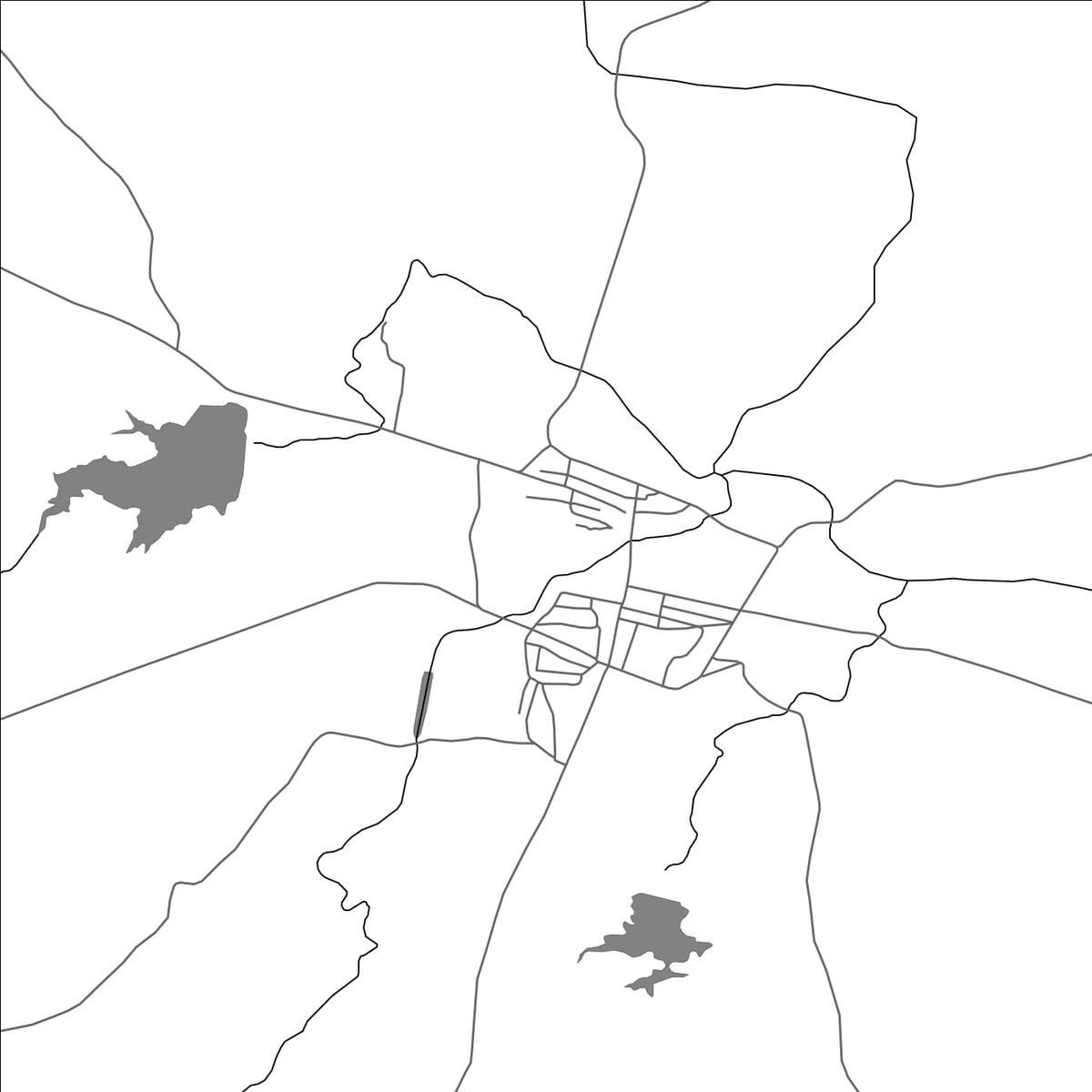 ROAD MAP OF ALIRAJPUR, INDIA BY MAPBAKES