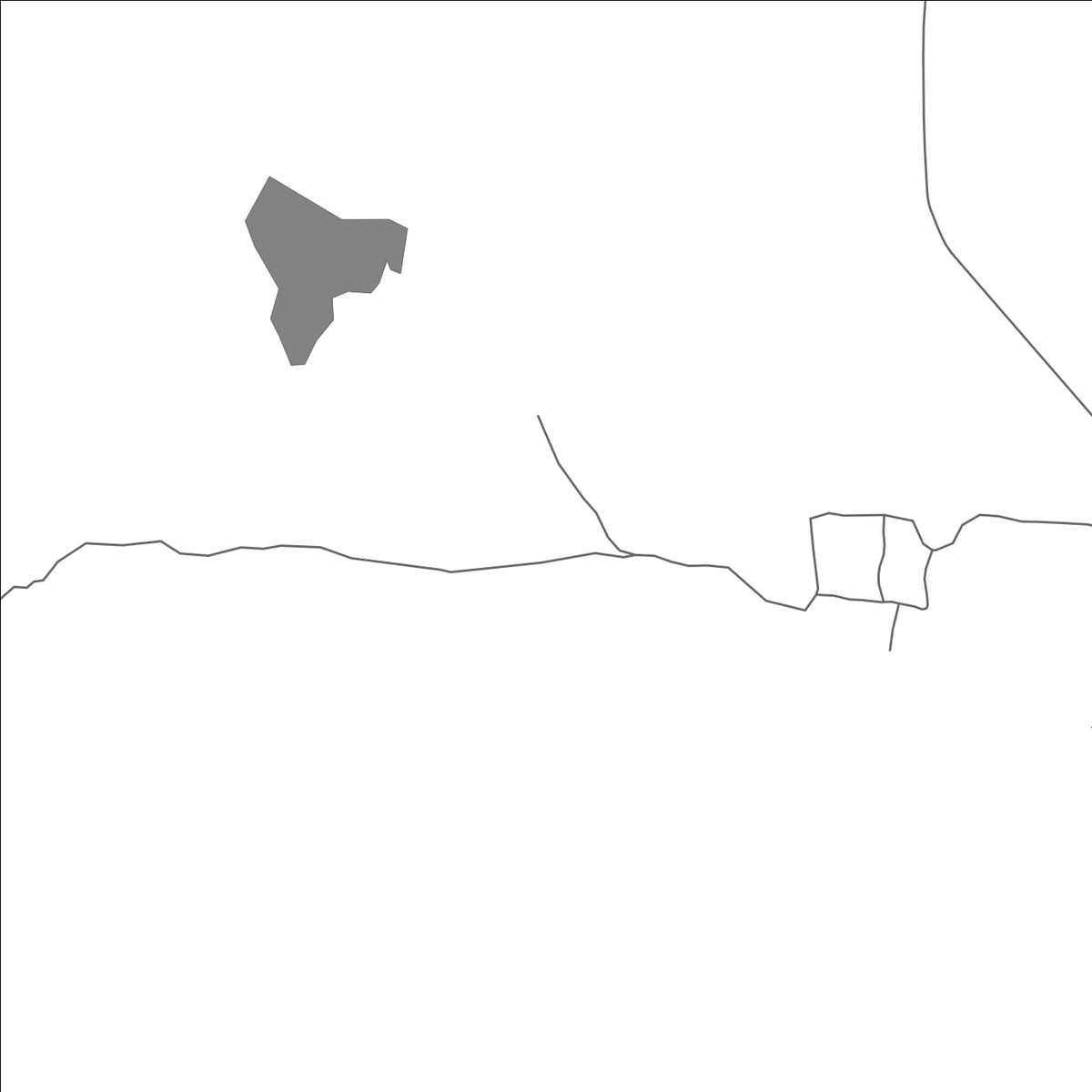 ROAD MAP OF ALLAHDURG, INDIA BY MAPBAKES