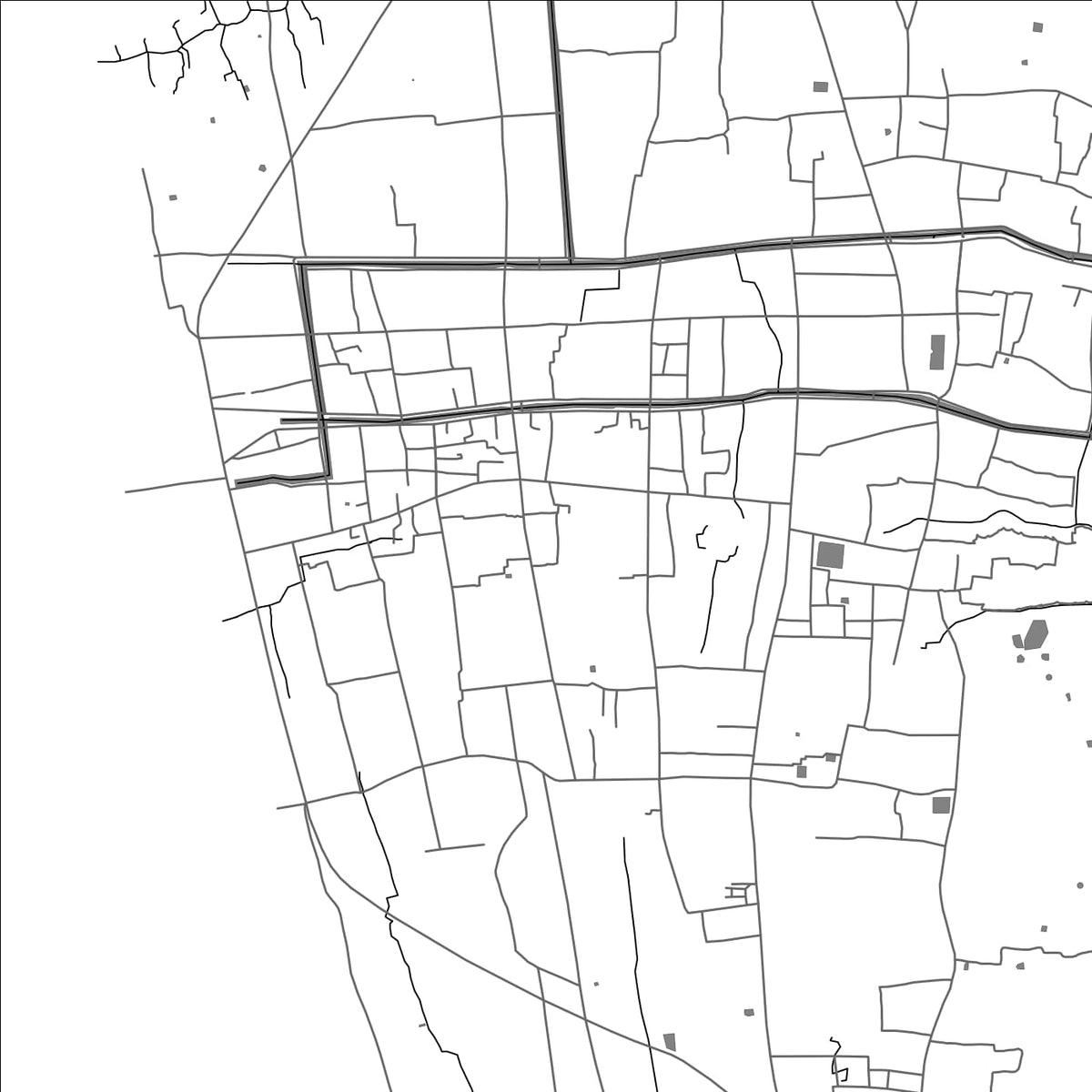 ROAD MAP OF ALLEPPEY, INDIA BY MAPBAKES