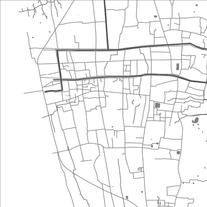 ROAD MAP OF ALLEPPEY, INDIA BY MAPBAKES