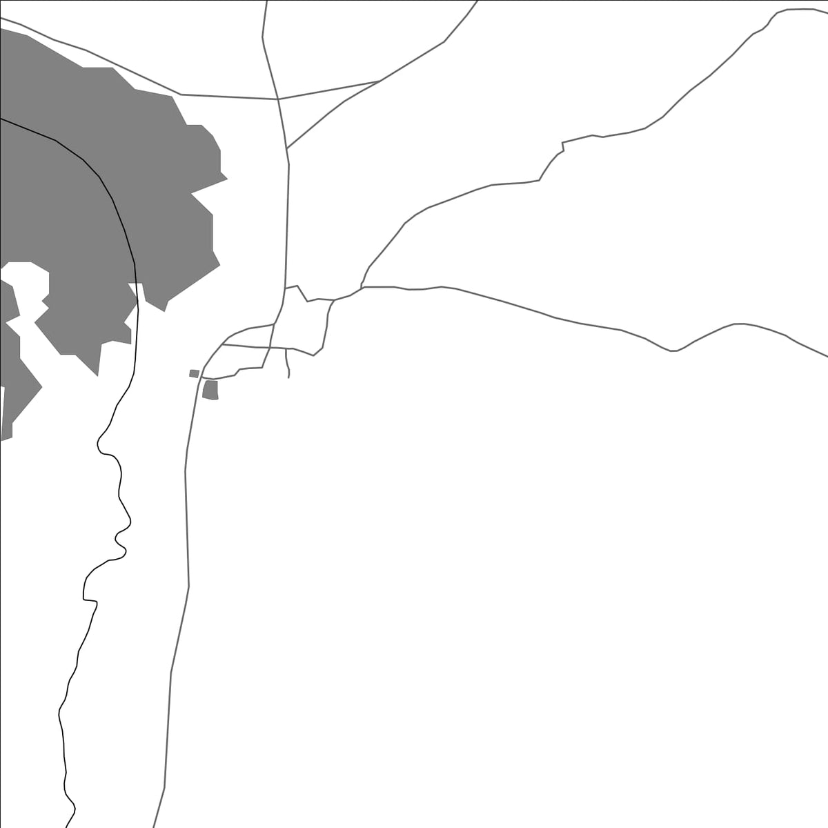 ROAD MAP OF ALLUR, INDIA BY MAPBAKES