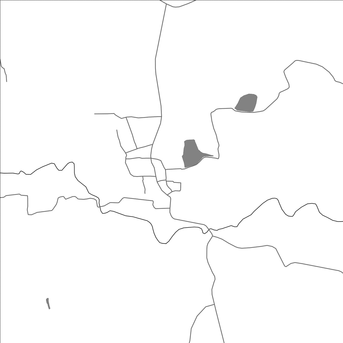 ROAD MAP OF ALNAVAR, INDIA BY MAPBAKES
