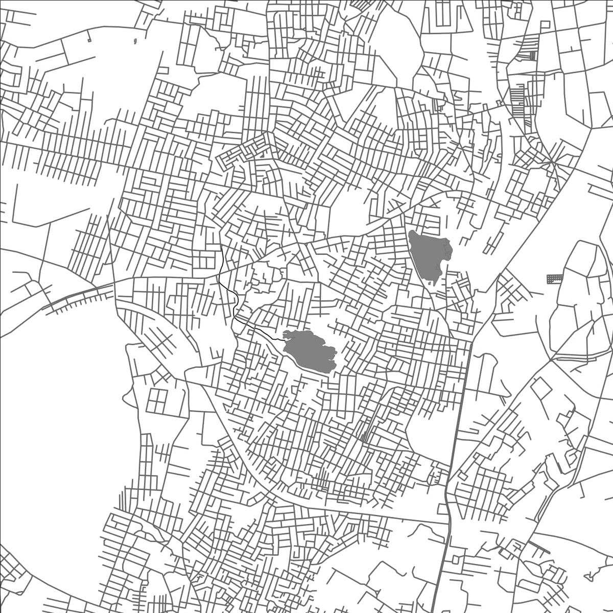 ROAD MAP OF ALWAL, INDIA BY MAPBAKES