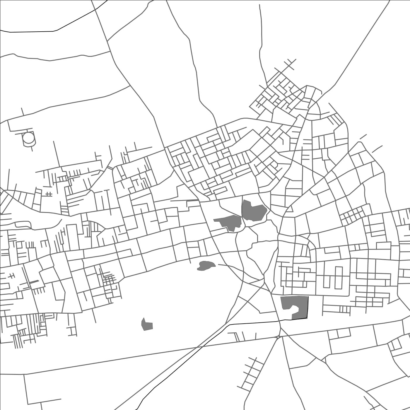 ROAD MAP OF ANAND, INDIA BY MAPBAKES