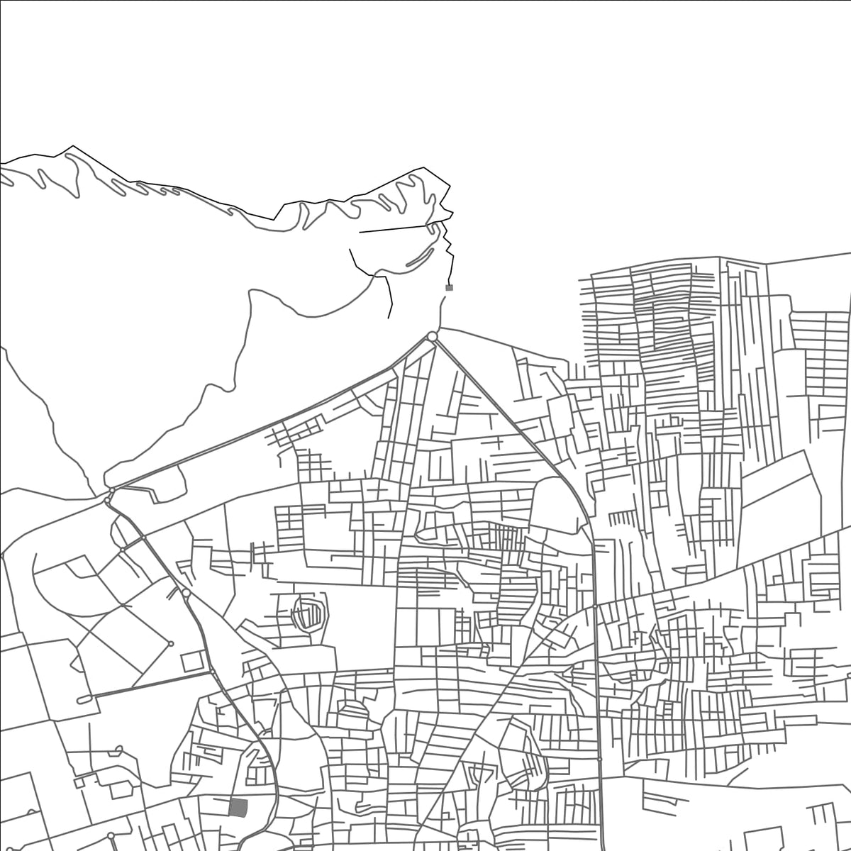 ROAD MAP OF ANANIPALLE, INDIA BY MAPBAKES