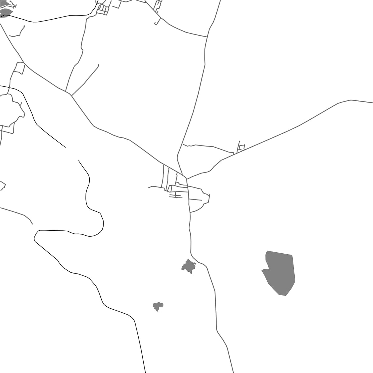 ROAD MAP OF ANGALLU, INDIA BY MAPBAKES