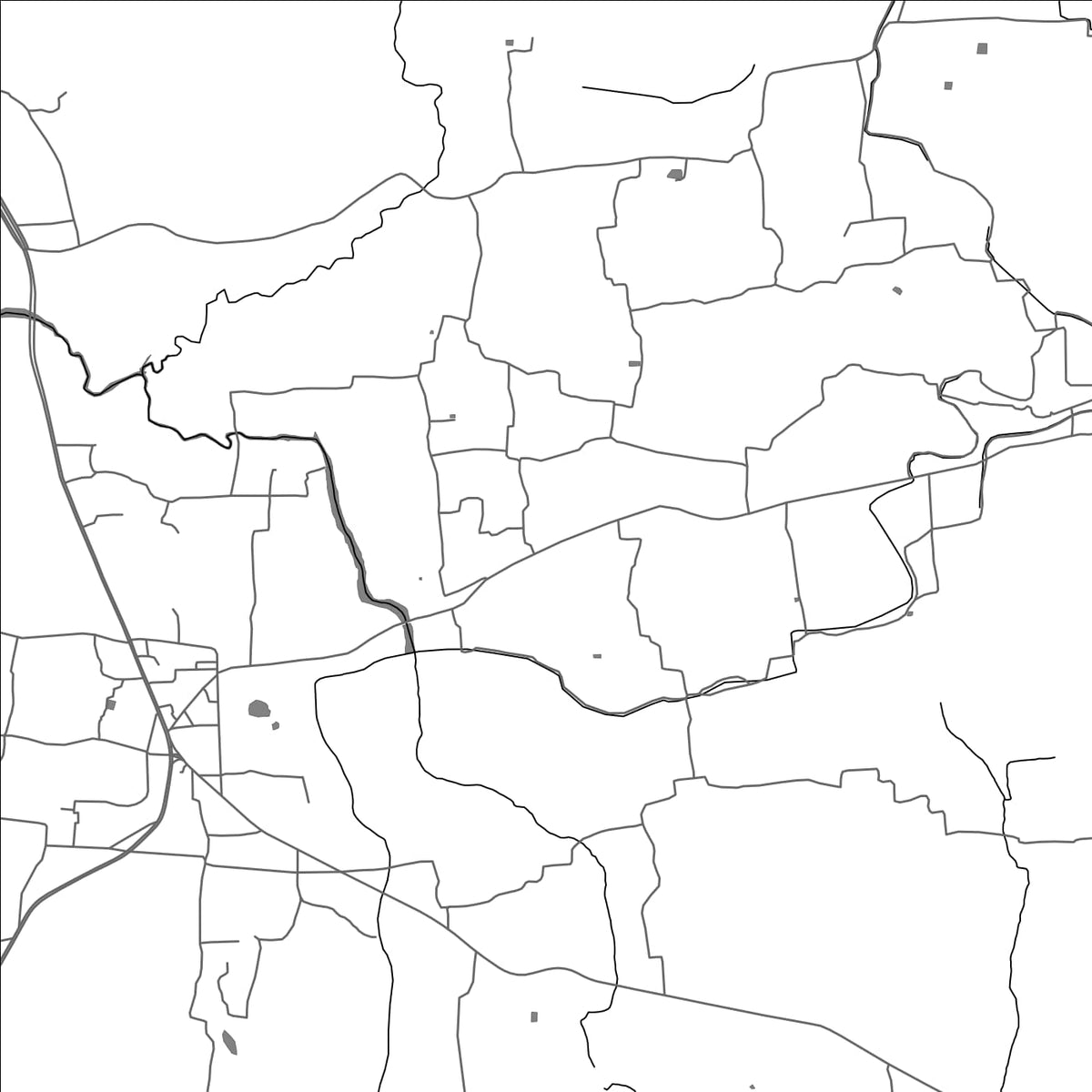 ROAD MAP OF ANGAMALI, INDIA BY MAPBAKES