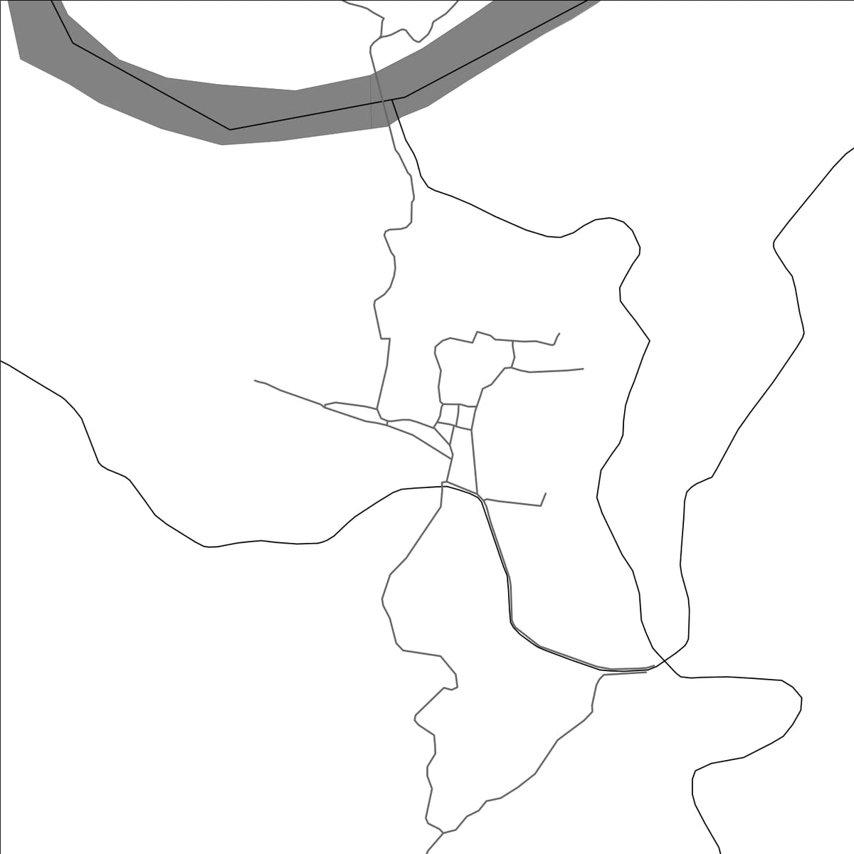 ROAD MAP OF ANGWALI, INDIA BY MAPBAKES