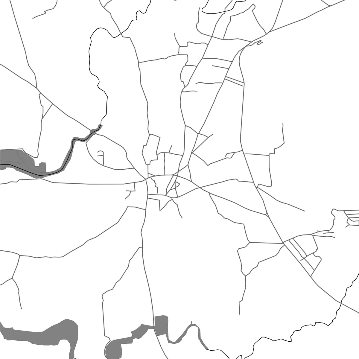 ROAD MAP OF ANKOLA, INDIA BY MAPBAKES