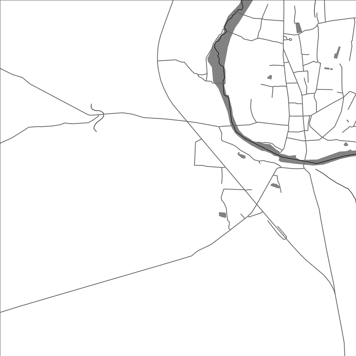 ROAD MAP OF ANSAR NAGAR, INDIA BY MAPBAKES