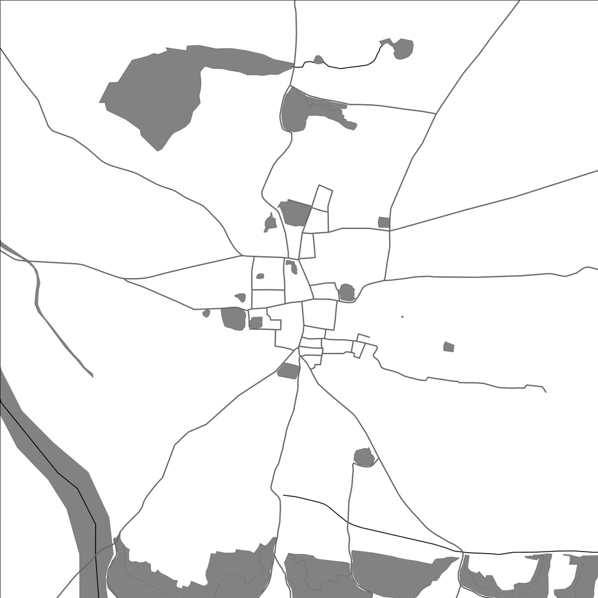 ROAD MAP OF ARANTANGI, INDIA BY MAPBAKES