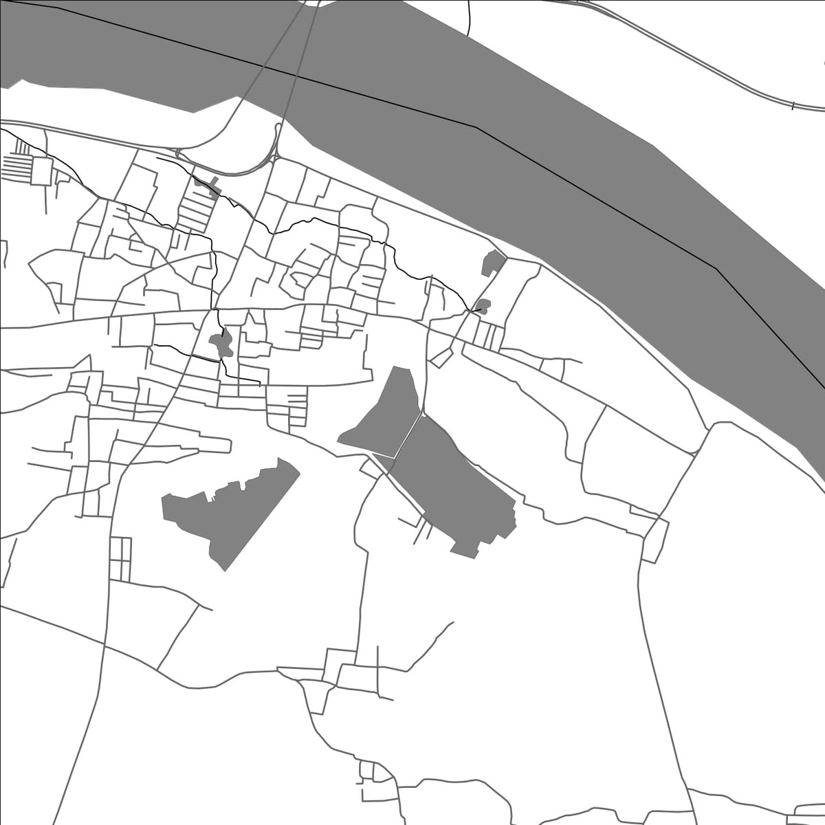 ROAD MAP OF ARCOT, INDIA BY MAPBAKES