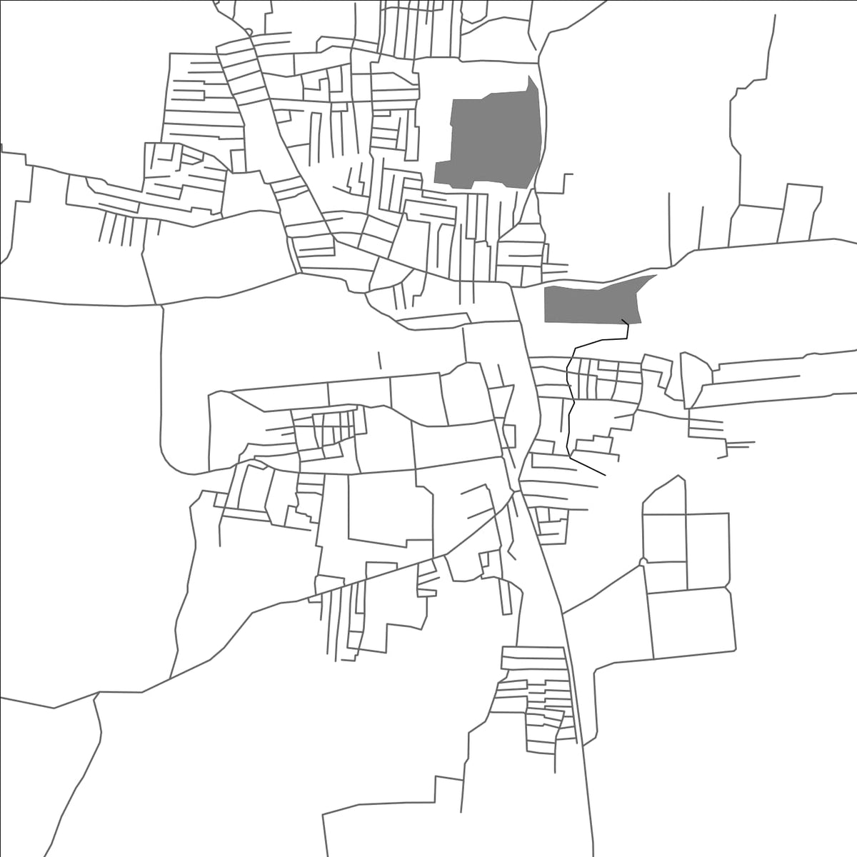 ROAD MAP OF ARKONAM, INDIA BY MAPBAKES