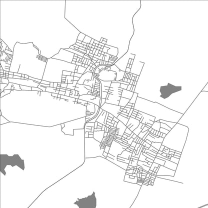 ROAD MAP OF ARMUR, INDIA BY MAPBAKES