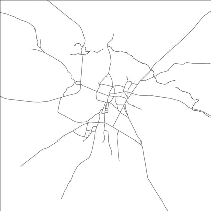 ROAD MAP OF ARON, INDIA BY MAPBAKES