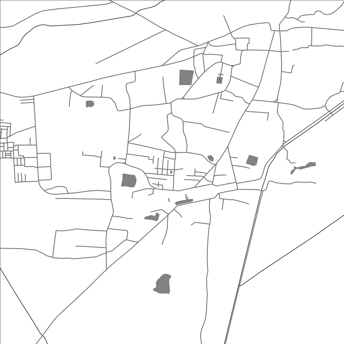 ROAD MAP OF ARRAH, INDIA BY MAPBAKES