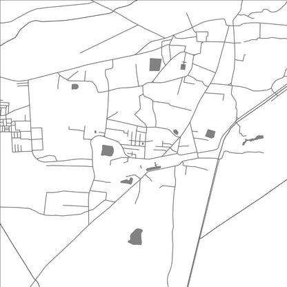 ROAD MAP OF ARRAH, INDIA BY MAPBAKES