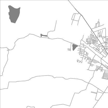 ROAD MAP OF ARSIKERE, INDIA BY MAPBAKES