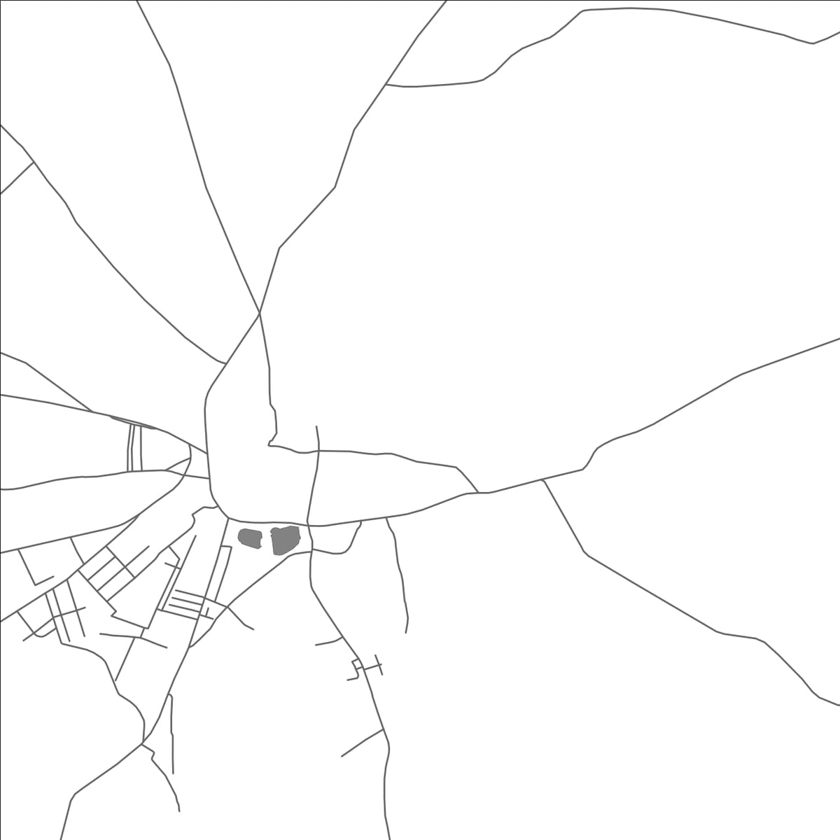 ROAD MAP OF ATHNI, INDIA BY MAPBAKES
