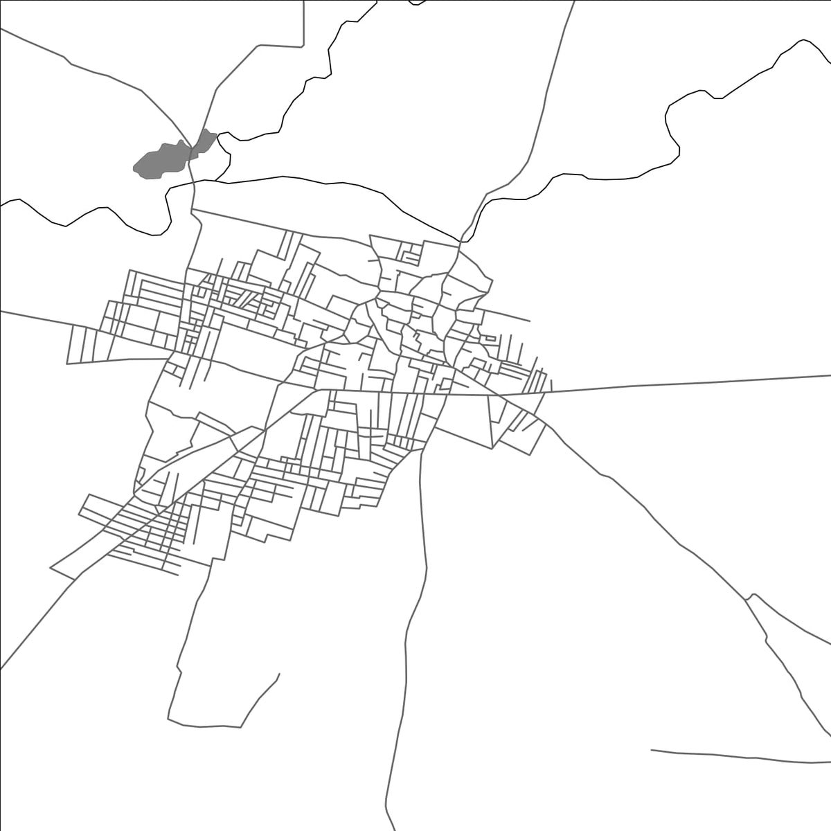 ROAD MAP OF ATMAKUR ANDHRA PRADESH, INDIA BY MAPBAKES