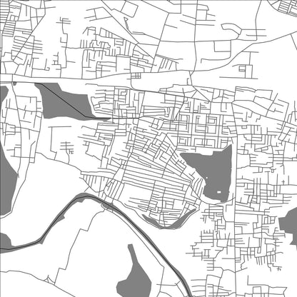 ROAD MAP OF AVADI, INDIA BY MAPBAKES