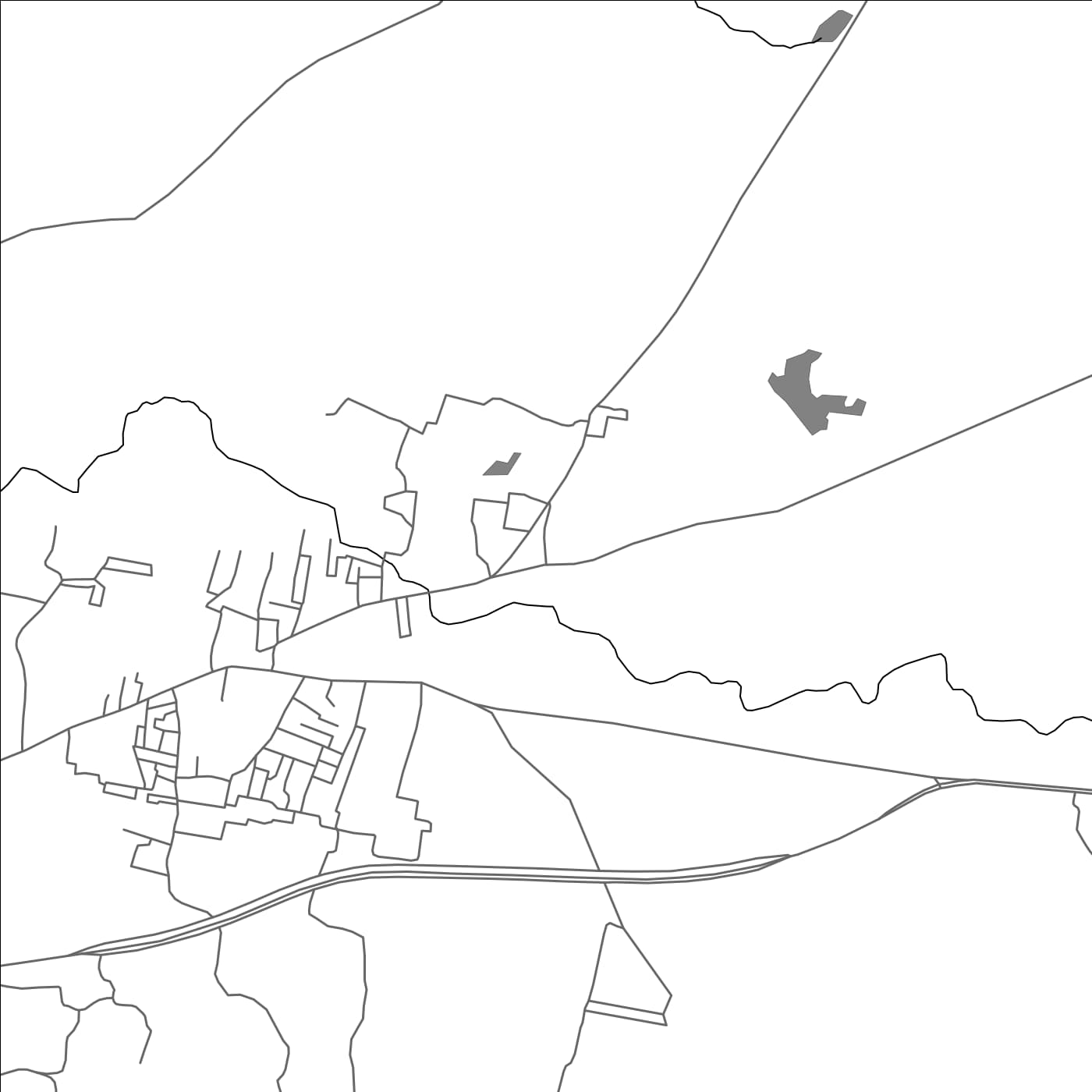 ROAD MAP OF AYODHYAPATTANAM, INDIA BY MAPBAKES