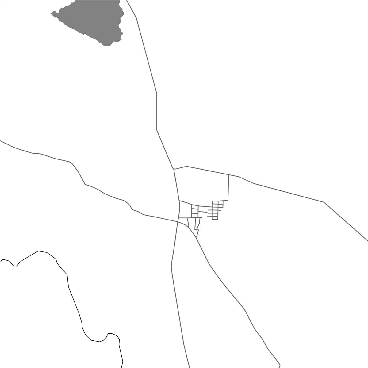 ROAD MAP OF BACHCHANNAPET, INDIA BY MAPBAKES