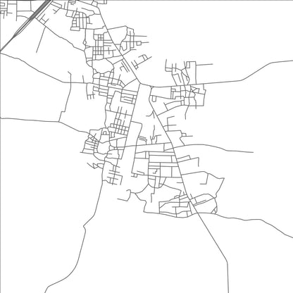 ROAD MAP OF BADEPALLI, INDIA BY MAPBAKES