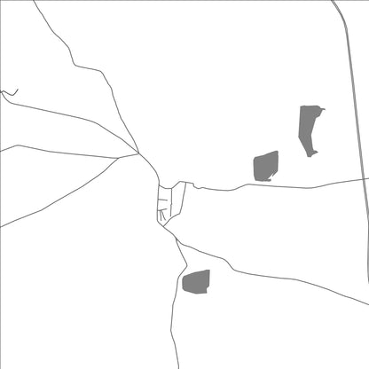 ROAD MAP OF BADNAWAR, INDIA BY MAPBAKES