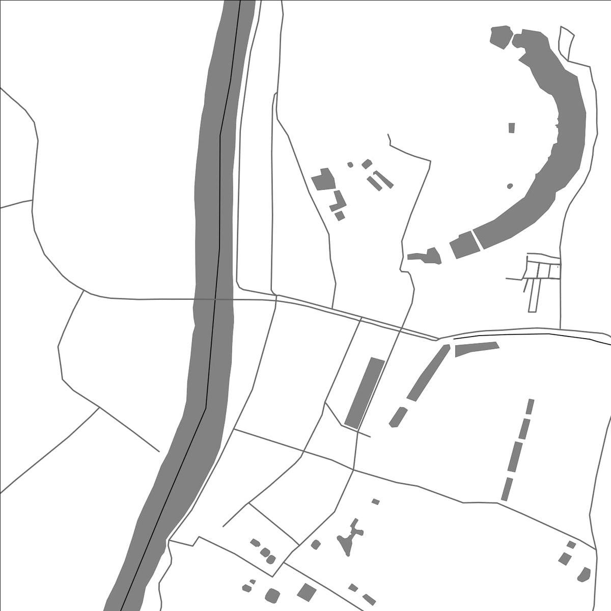 ROAD MAP OF BAHARAMPUR, INDIA BY MAPBAKES
