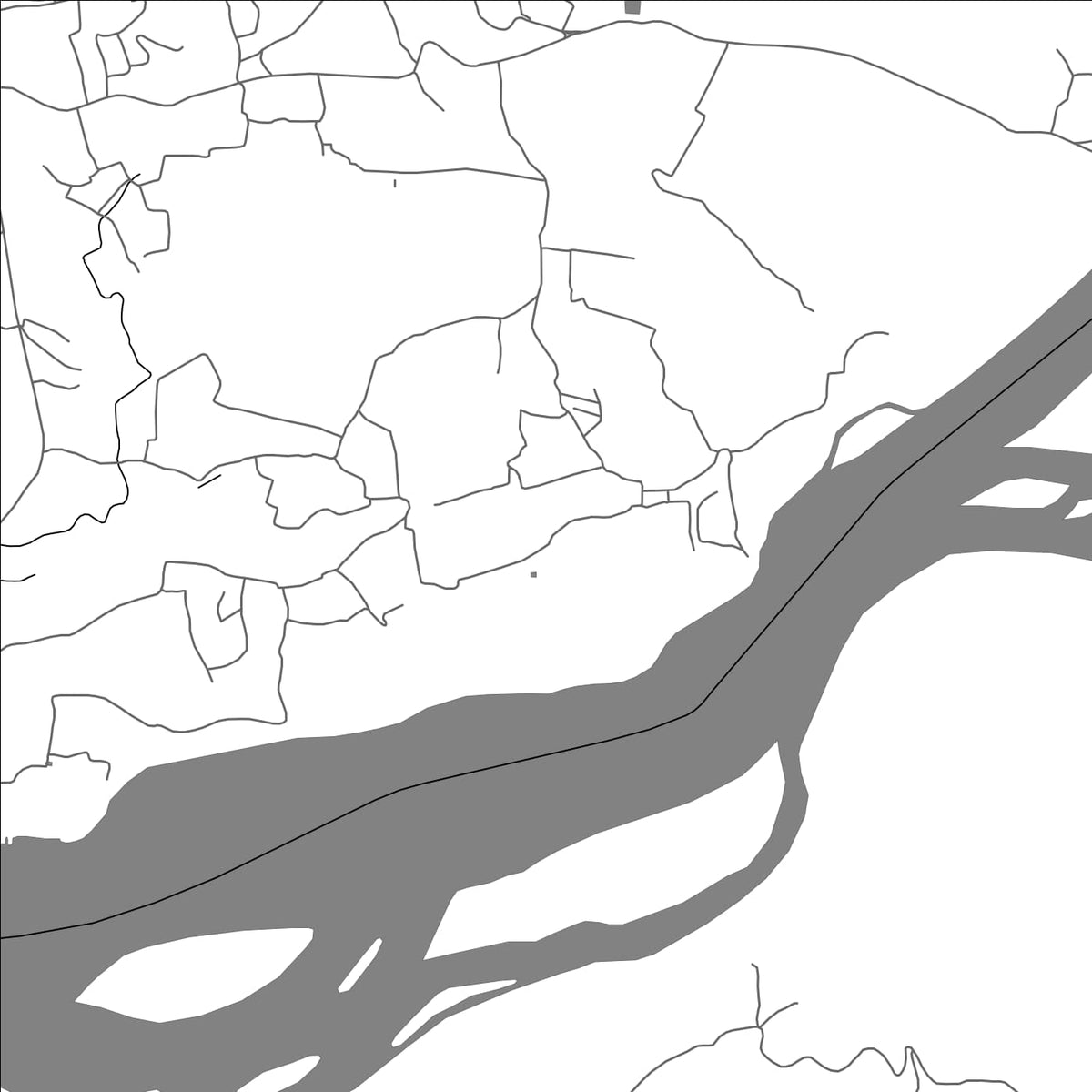 ROAD MAP OF BAJALA, INDIA BY MAPBAKES