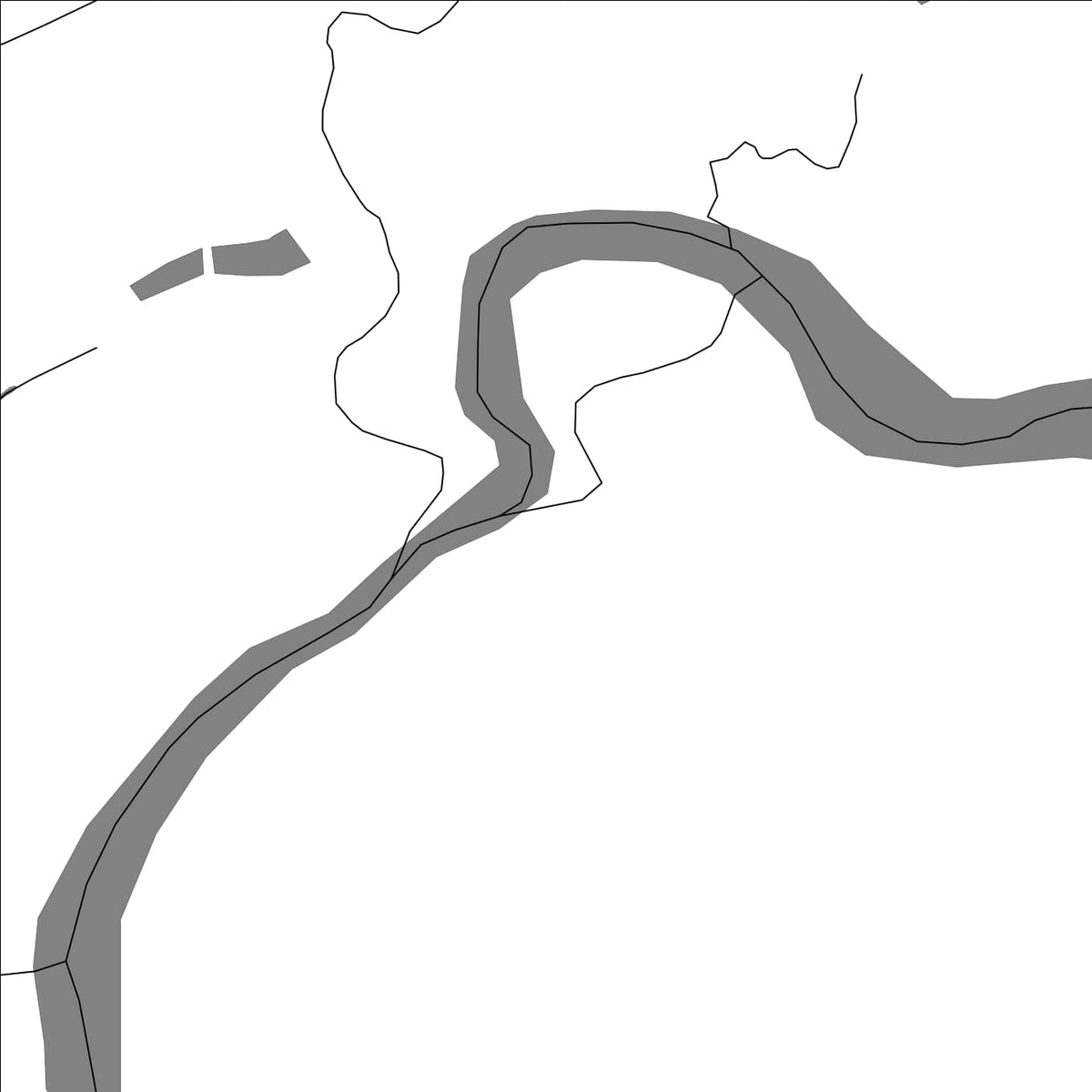 ROAD MAP OF BAKWA, INDIA BY MAPBAKES