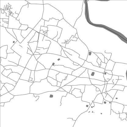 ROAD MAP OF BALASORE, INDIA BY MAPBAKES